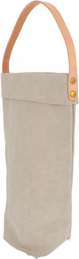 1pc Reusable Tear Resistant Handbag for Single Bottle Wine Storage Elegant Design for Weddings and Outdoor Events