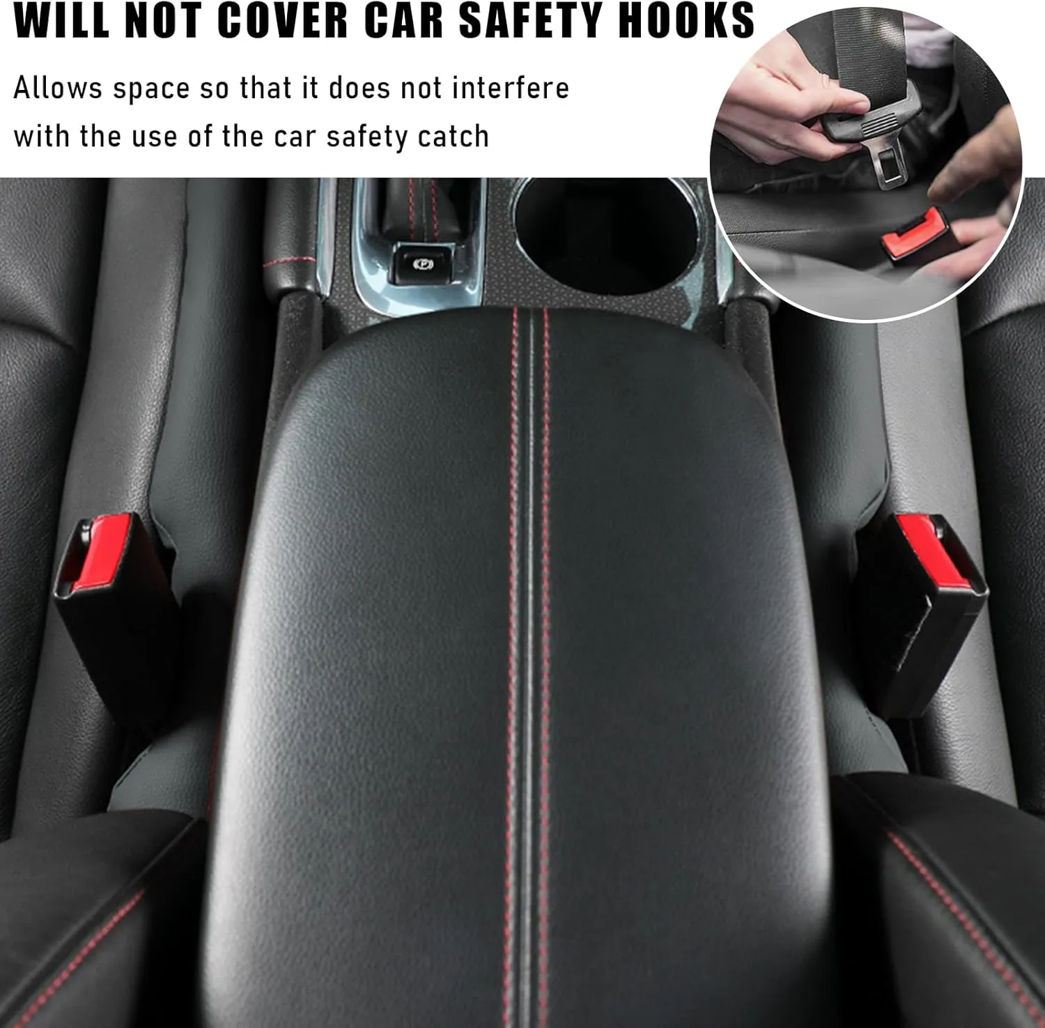 2 PCS Car Seat Gap Filler, Seat Organizer Fill The Gap Between Seat and Console, Automotive Side Seat Gap Blocker Stop Things from Dropping, Universal Car Accessories (Gray)