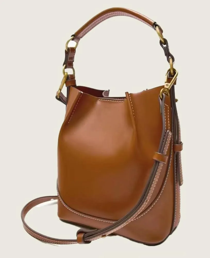 2025 Bucket Bag Bucket Purses for Women Leather Tote Bag Crossbody Handbag Trendy Shoulder Hobo Purse Designer Slung Handbags