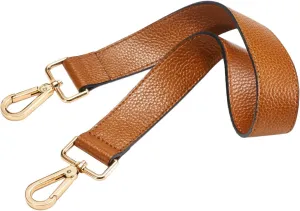 24.8” Leather Replacement Strap for Handbags Shoulder Bag with Metal Buckles