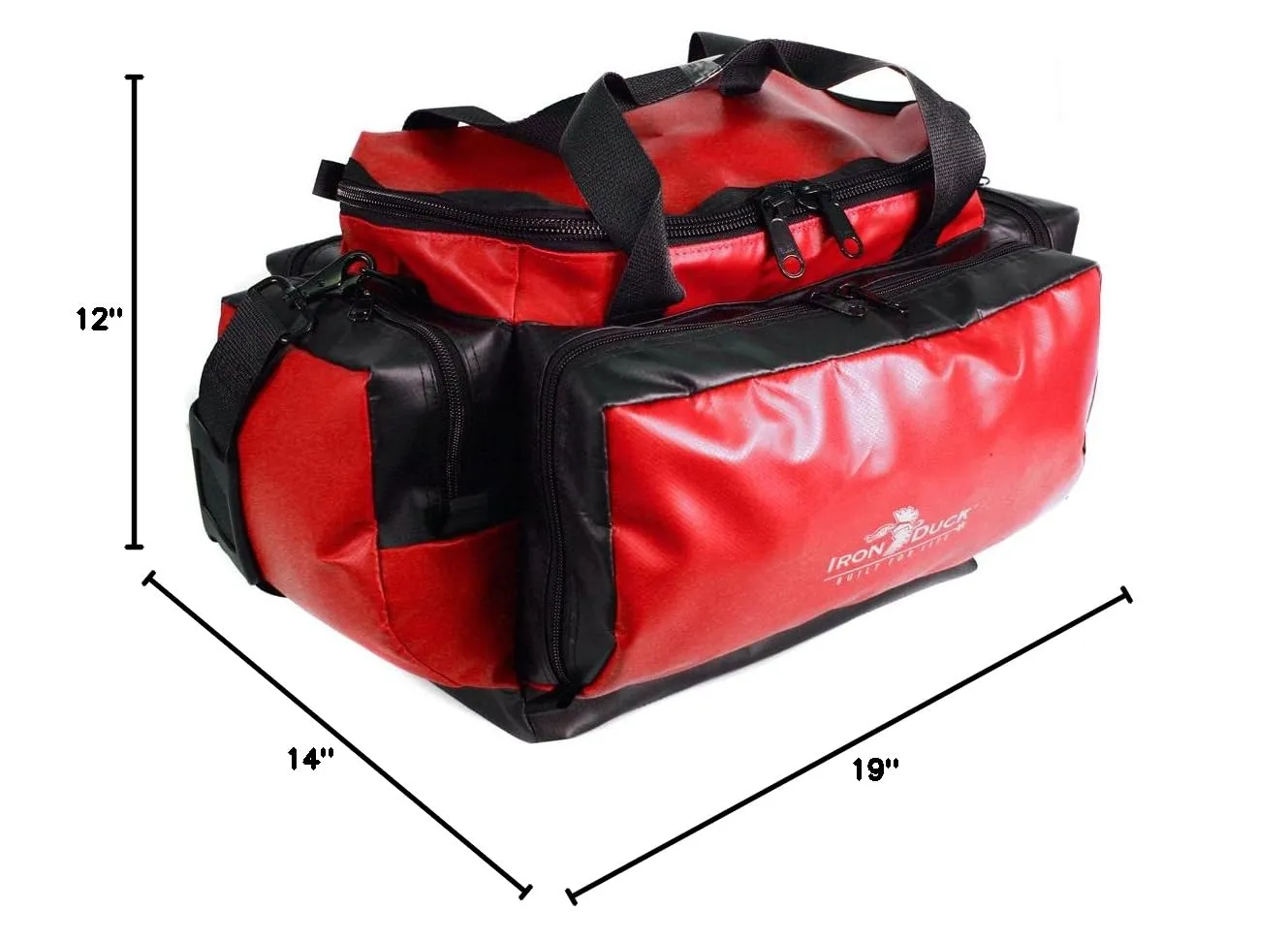 32350-UP-RED Trauma Pack Plus with Tapered Exterior Pockets