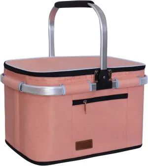 35L Large Picnic Basket 2 Layers of Internal Pockets Leak-Proof and Insulated Folding, Internal Support Does Not House Warming Gifts New Home, Wedding Gifts for Couple