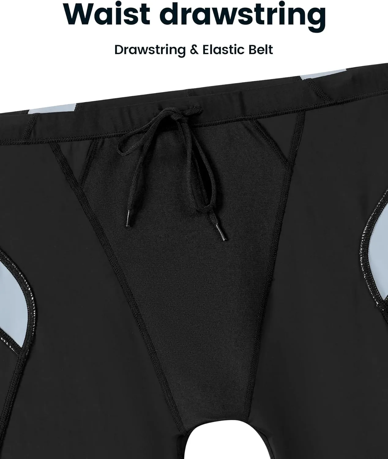 361° Swim Jammers for Men, Pro Racing Training Swimsuit, Chlorine Resistant Endurance Mens Swim Suit Swimwear Tech Pant