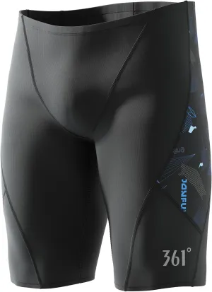 361° Swim Jammers for Men, Pro Racing Training Swimsuit, Chlorine Resistant Endurance Mens Swim Suit Swimwear Tech Pant