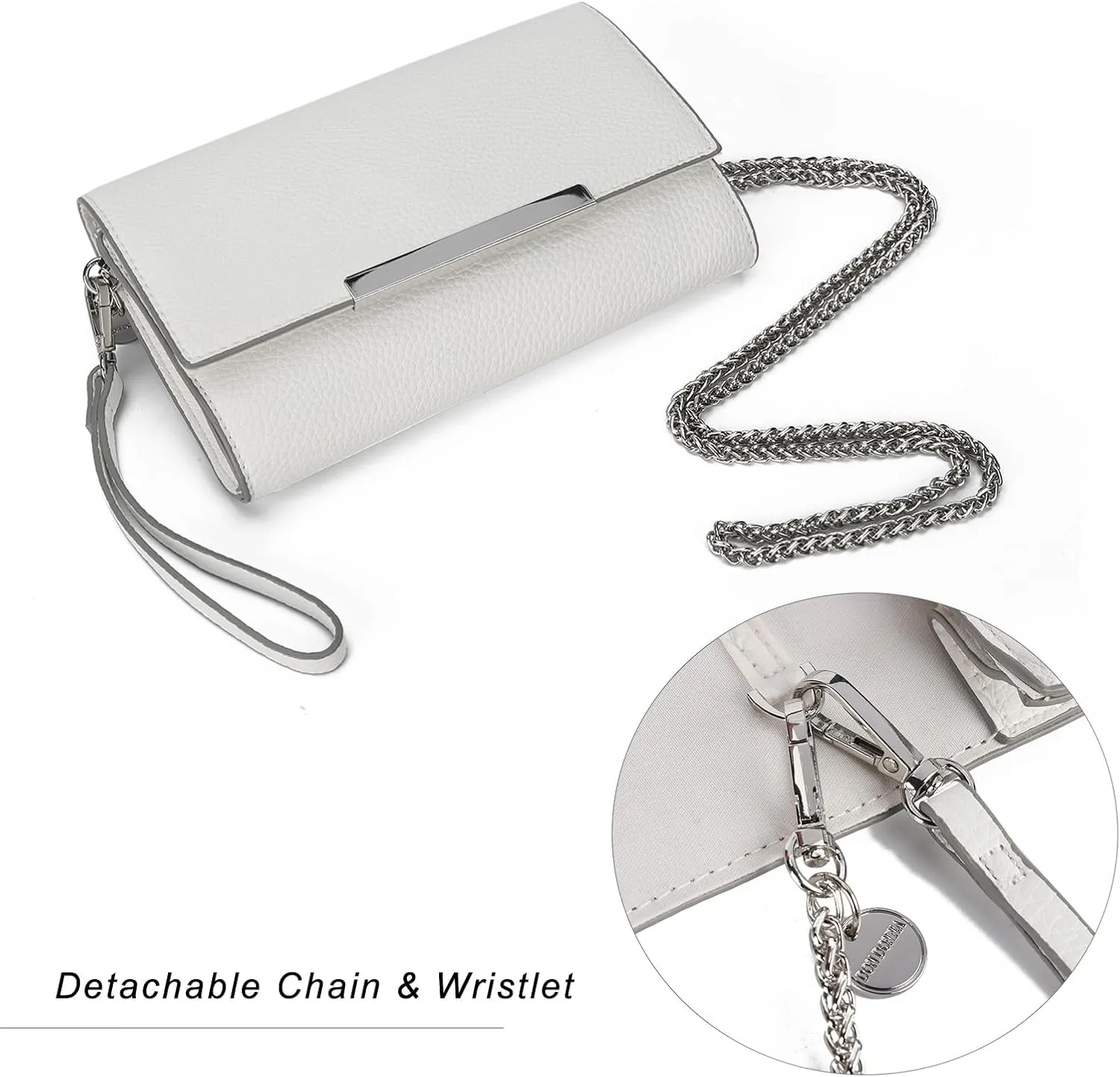 AFKOMST Small Clutch Purses for Women Formal Evening Bag Crossbody and Wristlet Handbags for Party Prom Cocktail Wedding