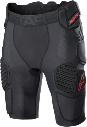Alpinestars 6507523-13-XL: Bionic Pro Protection Shorts Black/Red Xl