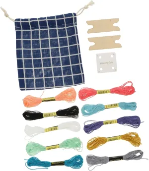 Angoily DIY Weaving Kit 1 Set of Paper Weaving Cards Weaving Shuttles for Boys and Girls Adults Families