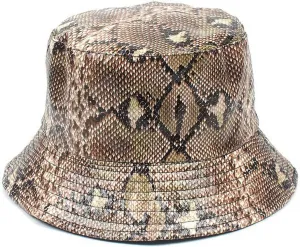 Animal Print Bucket Hat Novelty Pattern Sun Hats Reversible Packable Fishing Cap for Women, Men