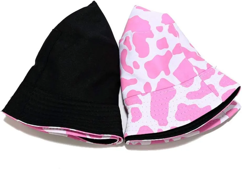 Animal Print Bucket Hat Novelty Pattern Sun Hats Reversible Packable Fishing Cap for Women, Men