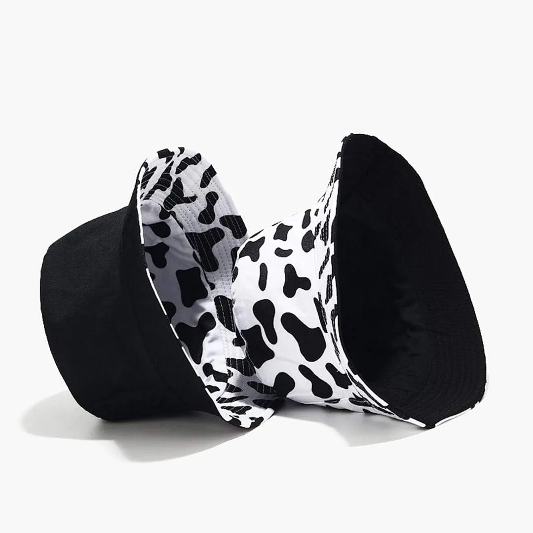 Animal Print Bucket Hat Novelty Pattern Sun Hats Reversible Packable Fishing Cap for Women, Men