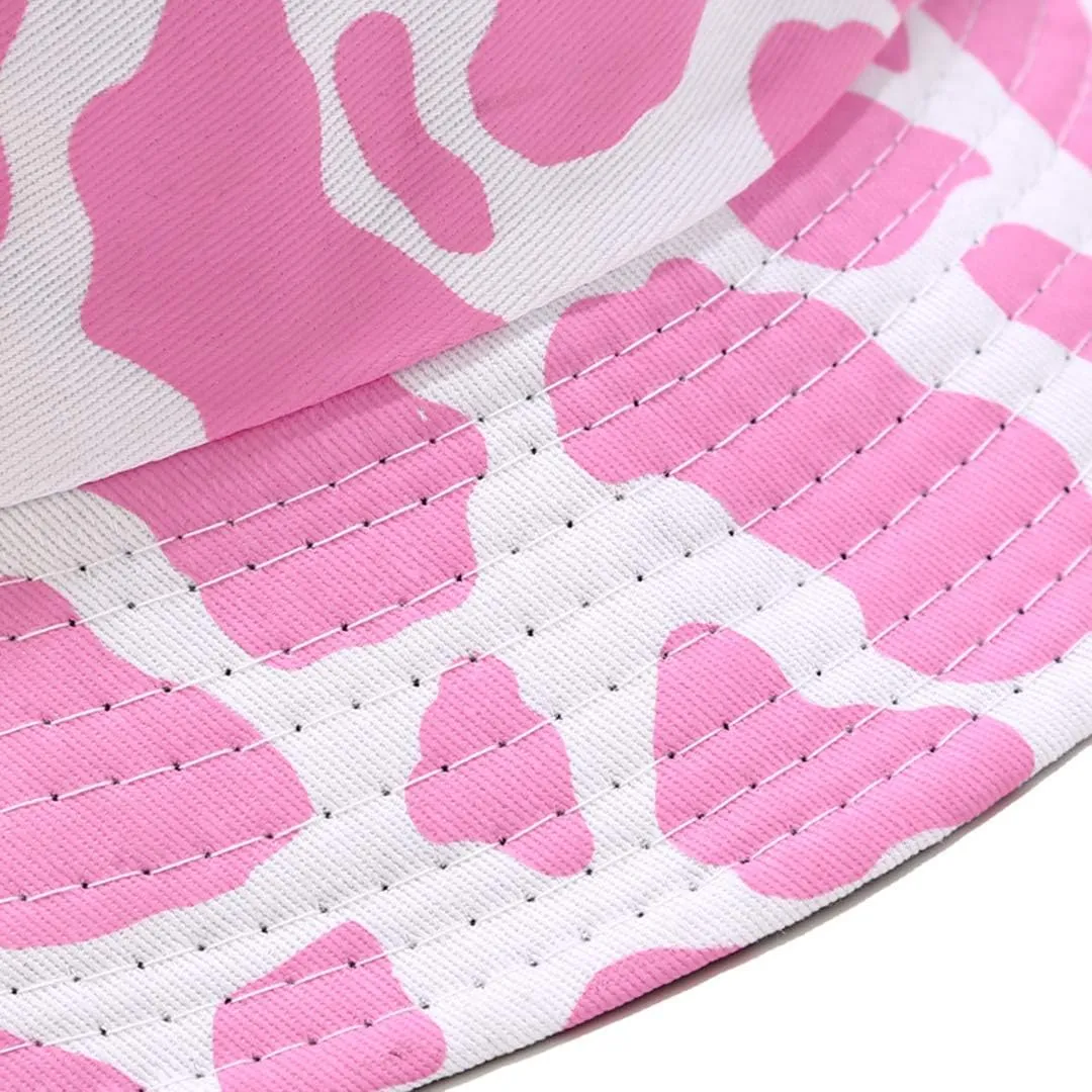 Animal Print Bucket Hat Novelty Pattern Sun Hats Reversible Packable Fishing Cap for Women, Men