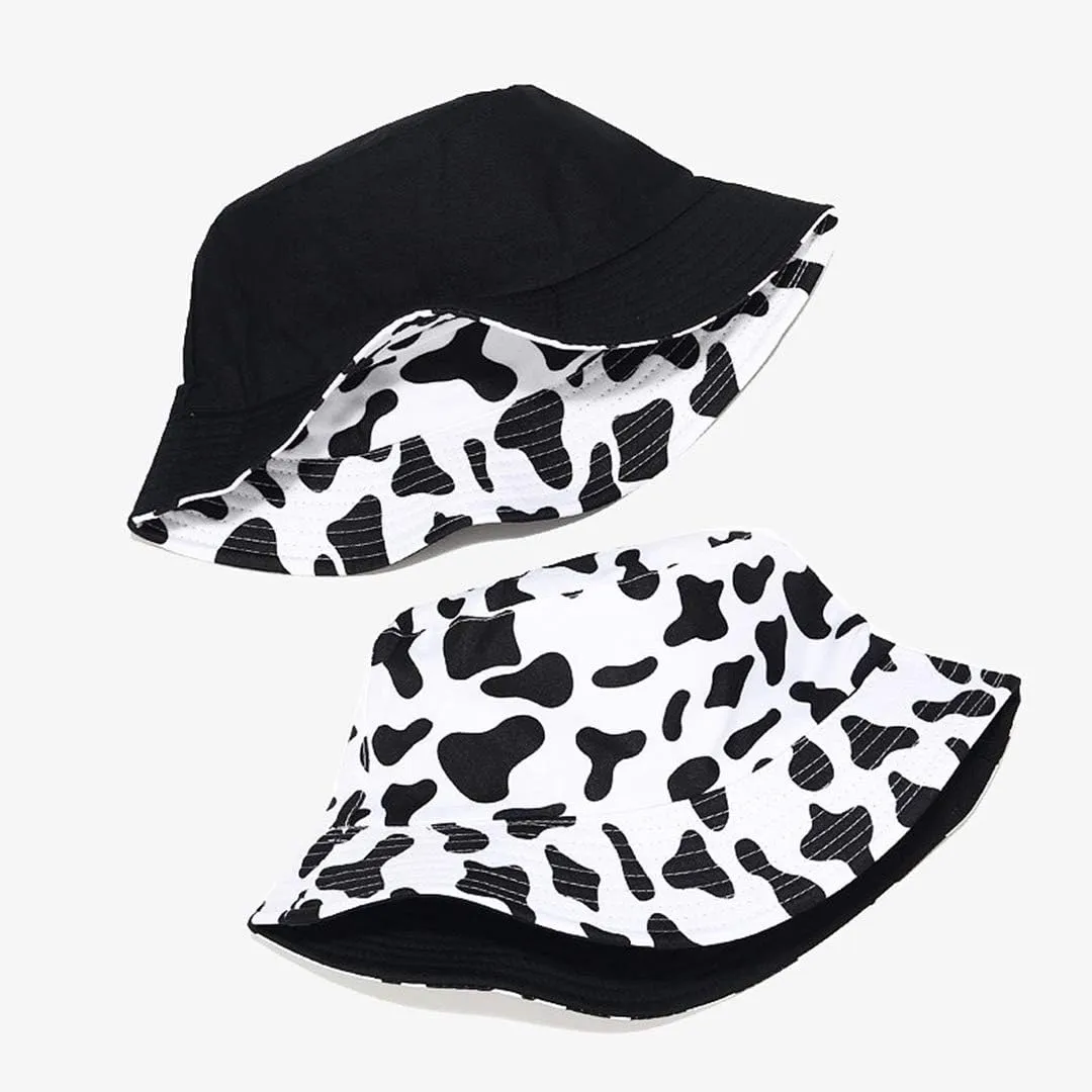 Animal Print Bucket Hat Novelty Pattern Sun Hats Reversible Packable Fishing Cap for Women, Men