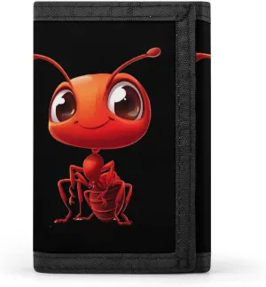 Ant Insect Keeper Trifold Wallets for Men Women Purse Card Holder Coin Purse Wallet Organizer