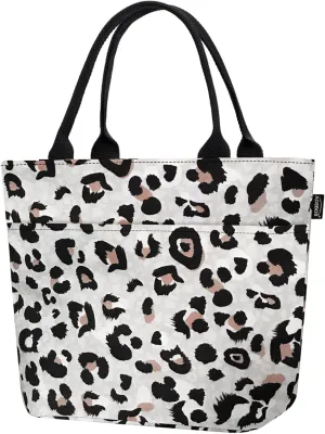 Aosbos Leopard Lunch Bag Women Lunch Bags for Adult Lunch Box for Women Leakproof Insulated Lunch Box Lunch Tote Bag Lunch Cooler Bags, Loncheras Para Mujer, Leopard Print