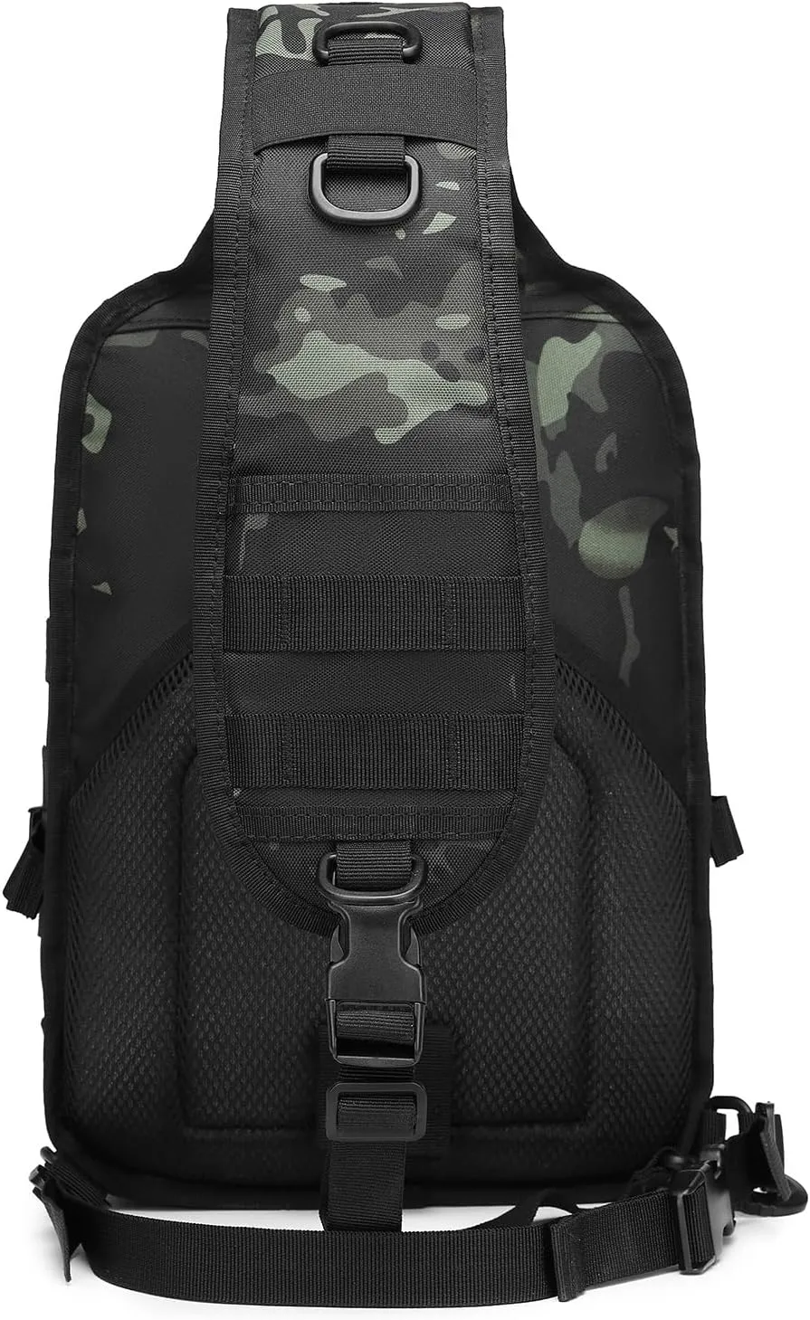 ATBP Tactical Sling Backpack Bag Military Shoulder Bag Pack for Men Molle Crossbody Bag 15L