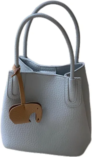 Axcone French Minimalist Bucket Handbag - Easy and Stylish for Work and Weekends