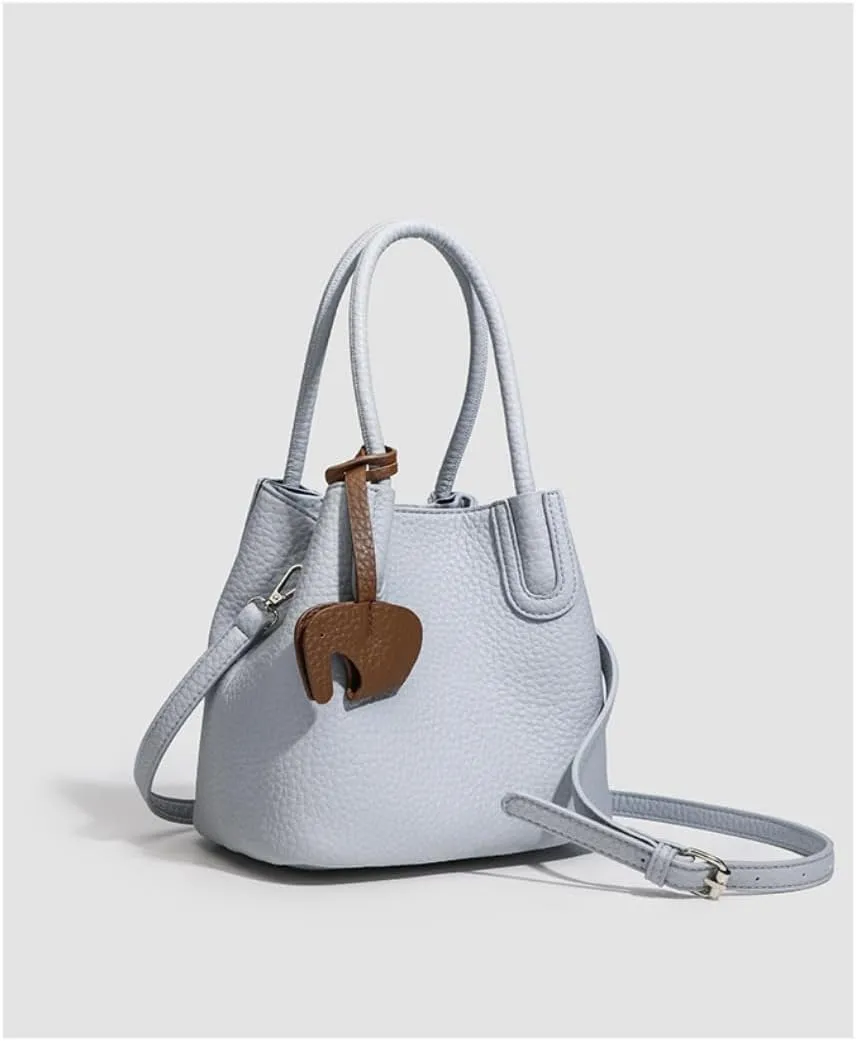 Axcone French Minimalist Bucket Handbag - Easy and Stylish for Work and Weekends