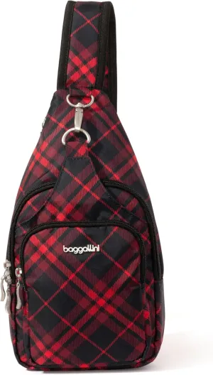 Baggallini Women's Central Park Sling 12"x7" Crossbody Bag W/Convertible Adjustable Shoulder Strap