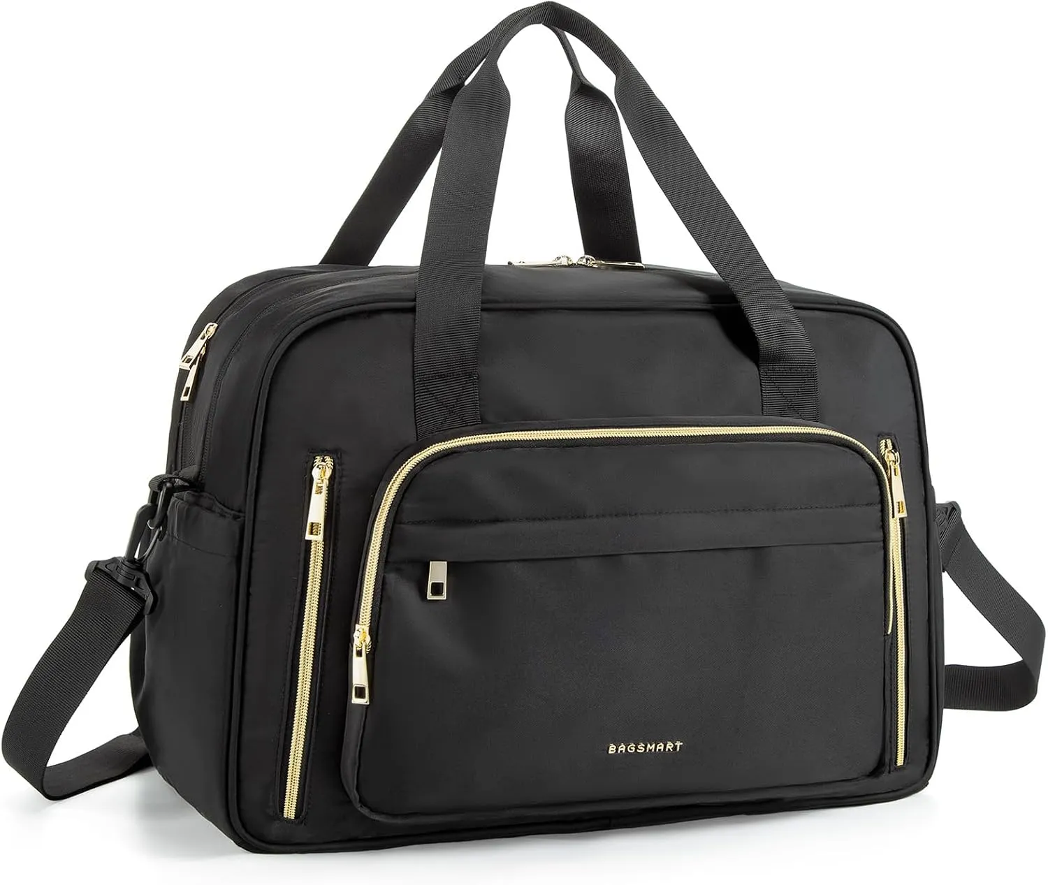 BAGSMART Duffle Bag for Travel, Weekender Overnight Bags for Women with Wet Pocket Underseat for Airplane