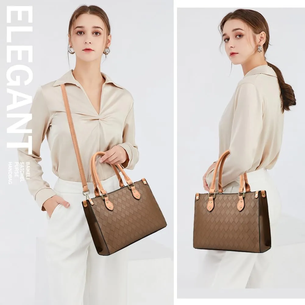 BAIKELI Purses and Handbags for Women Top Handle Satchel Tote Bag for Ladies Purse Shoulder Bags