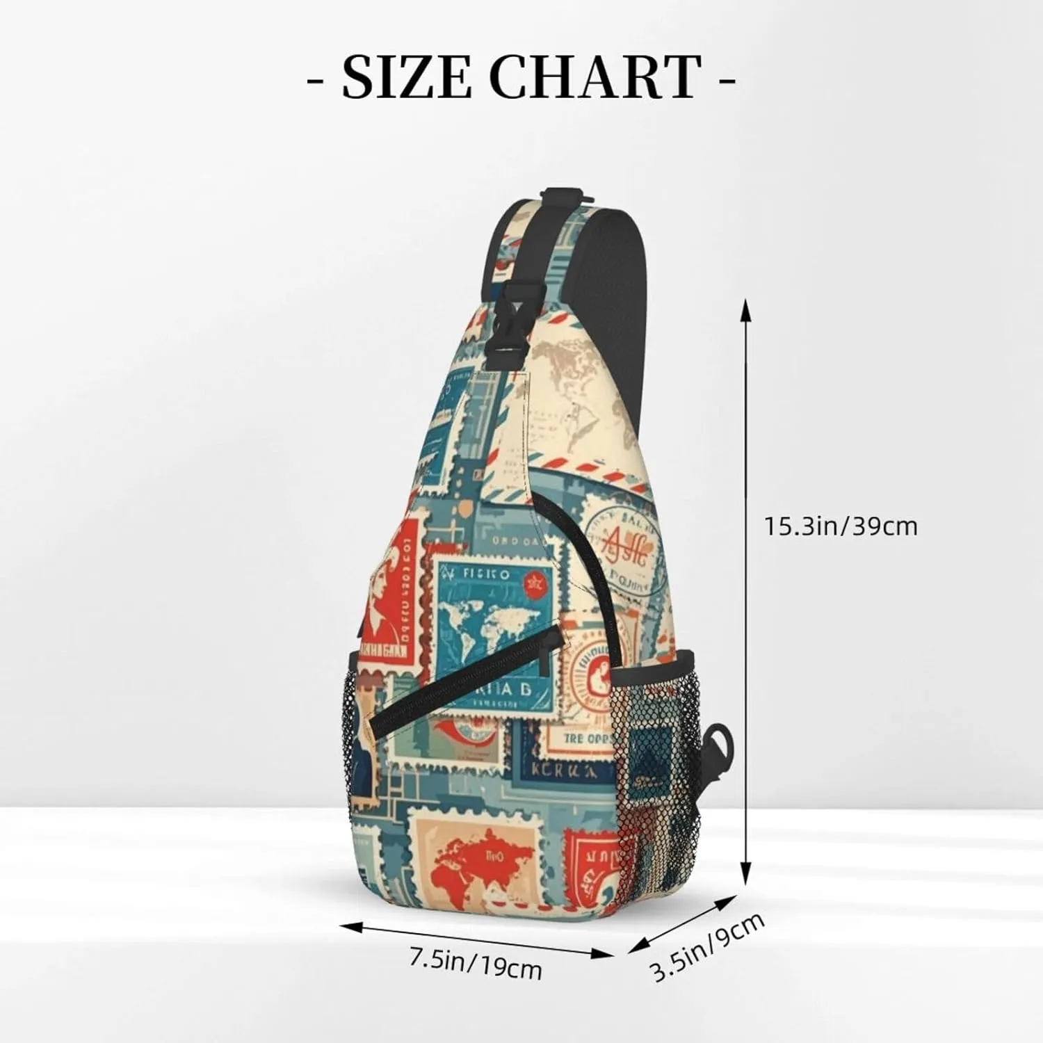 Beach Shell Crossbody Bags Cross Chest Bag Adjustable Sling Backpack for Women Men