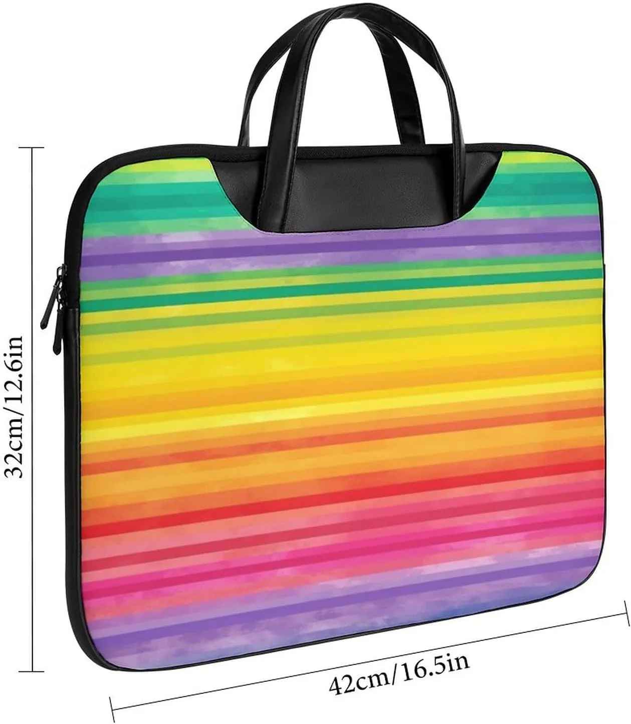 Beach Surfboard Laptop Bag for Women Handheld Leather Computer Bag Laptop Messenger Bag Briefcase