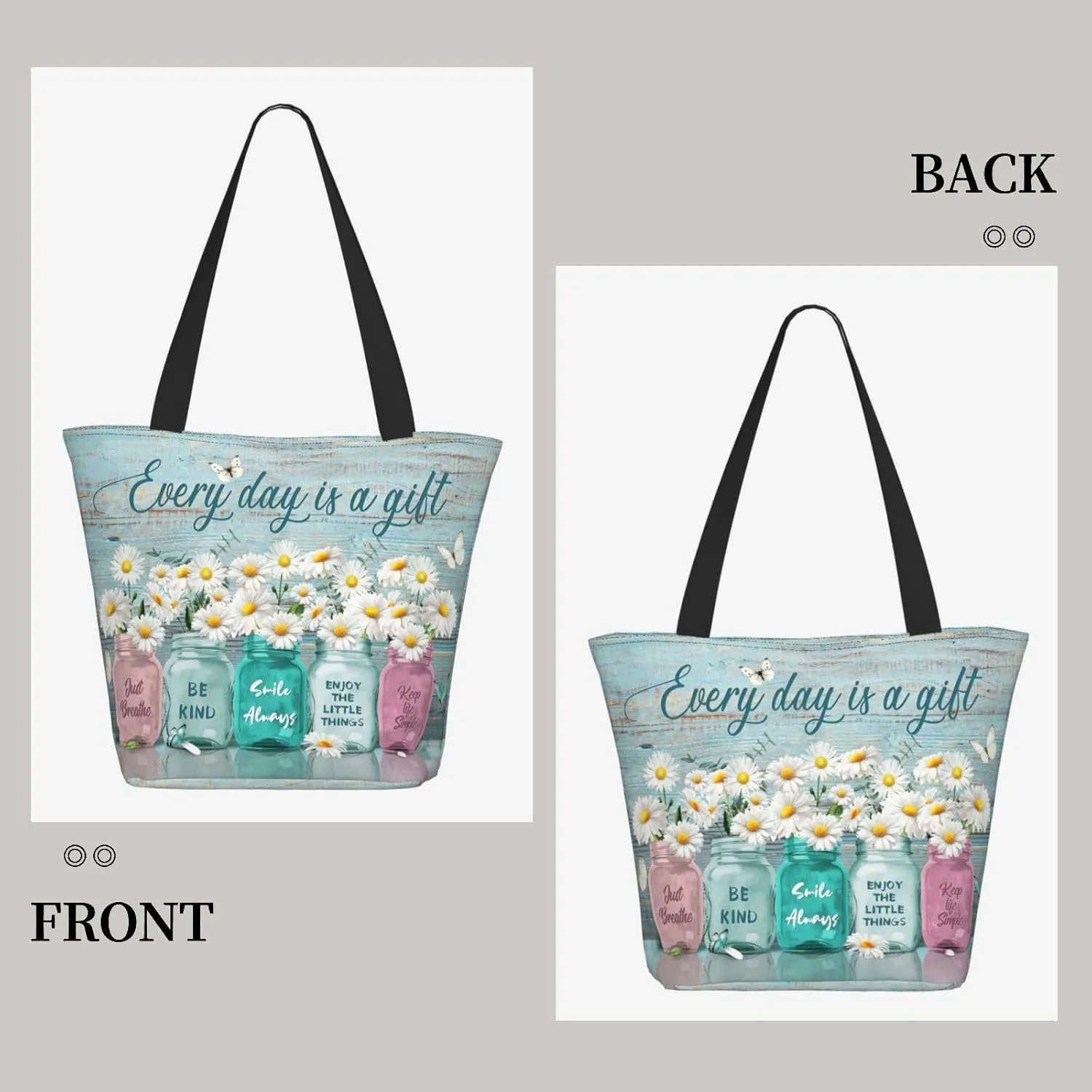 Bible Tote Bags for Women Christian Gifts Religious Church Shoulder Bag