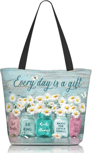 Bible Tote Bags for Women Christian Gifts Religious Church Shoulder Bag