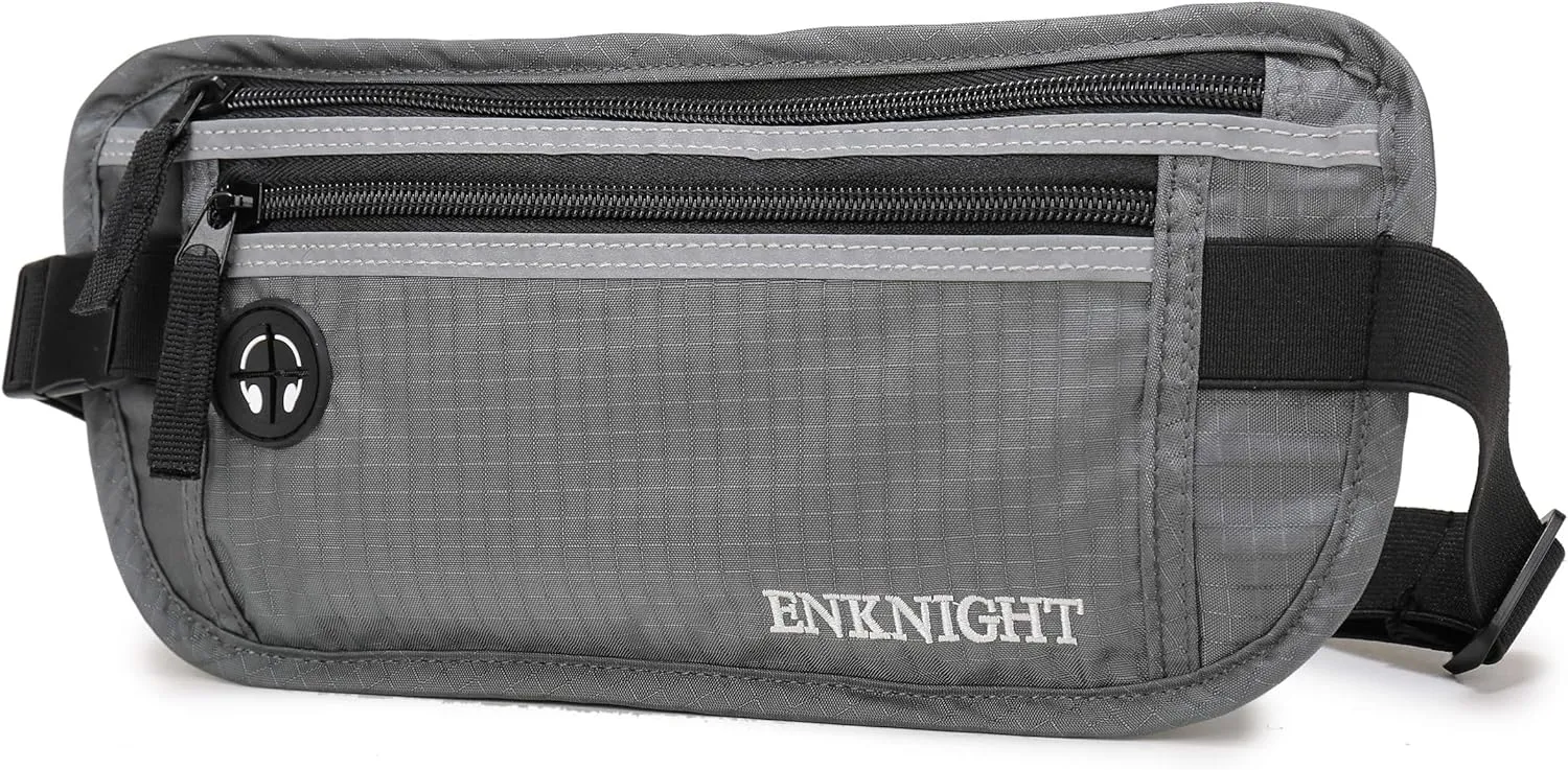 Big RFID Money Belt for Travel Running Waist Pack Fanny Pack