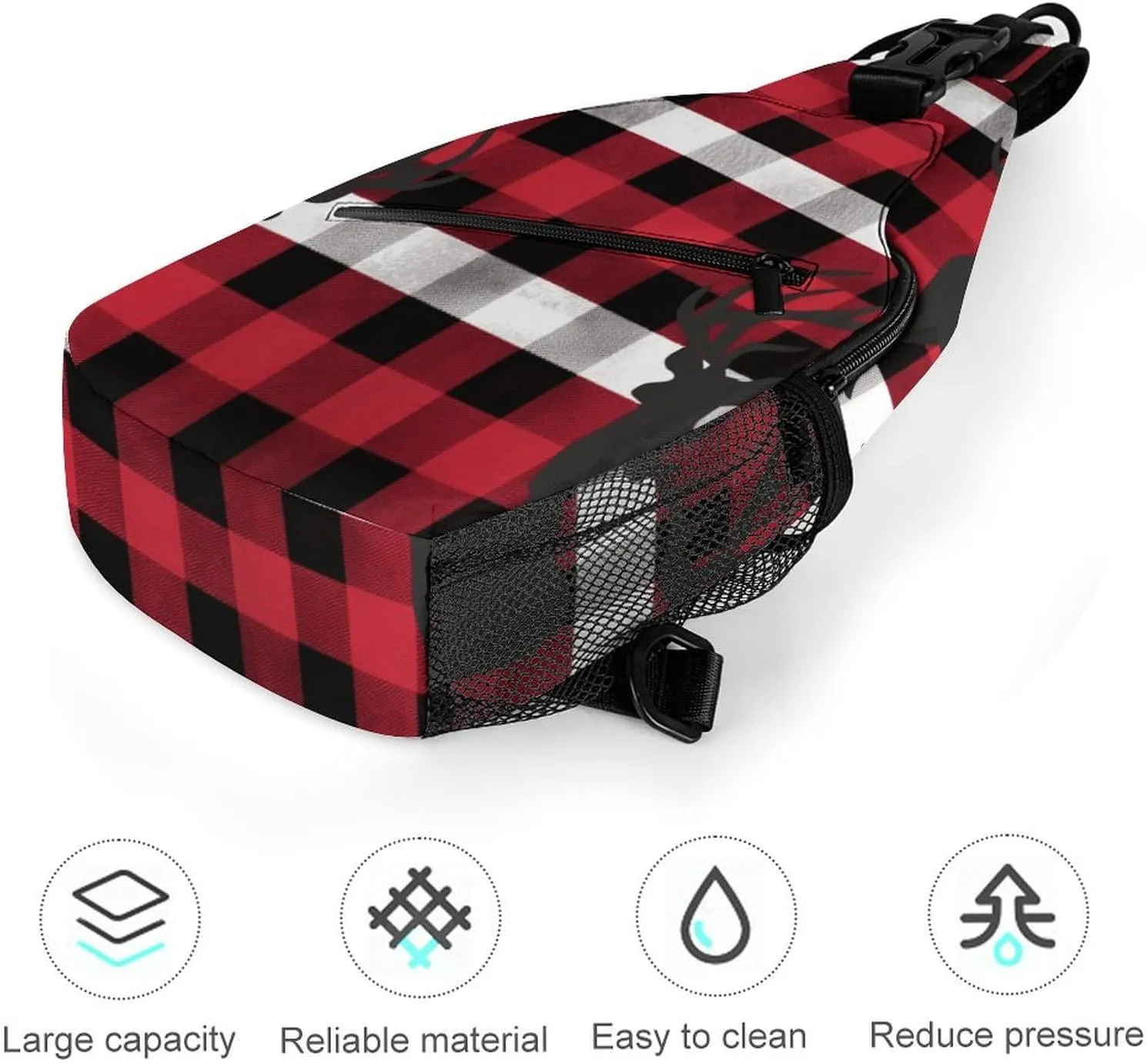 Blue Water Ripples Crossbody Bag, Sling Bag, Sling Backpack, Belt Bags for Travel Outdoors Hiking