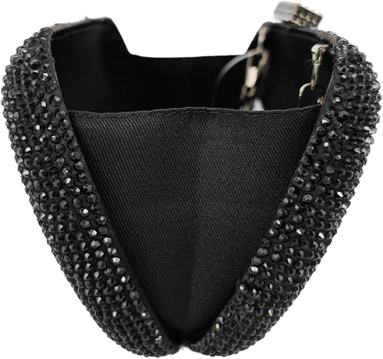Boutique De FGG Bling Evening Bags and Clutches for Women Formal Party Crystal Clutch Bag Wedding Rhinestone Handbags,Mini