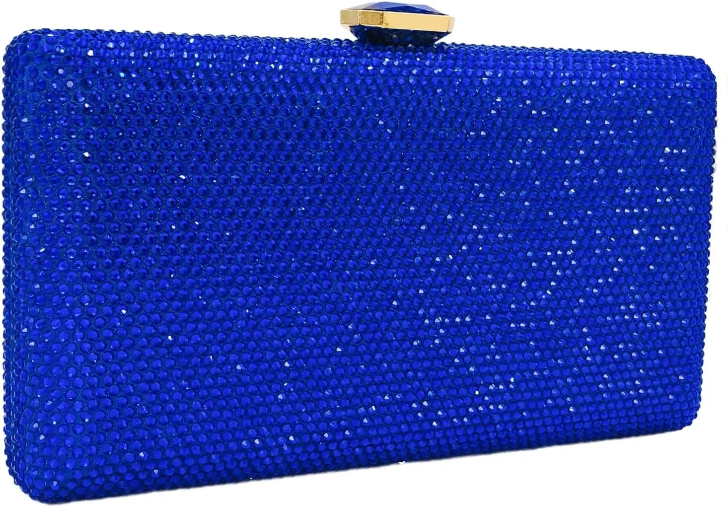 Boutique De FGG Crystal Evening Bags for Women Formal Party Box Clutch Wedding Rhinestone Handbags Bridal Clutch Purse,Mini