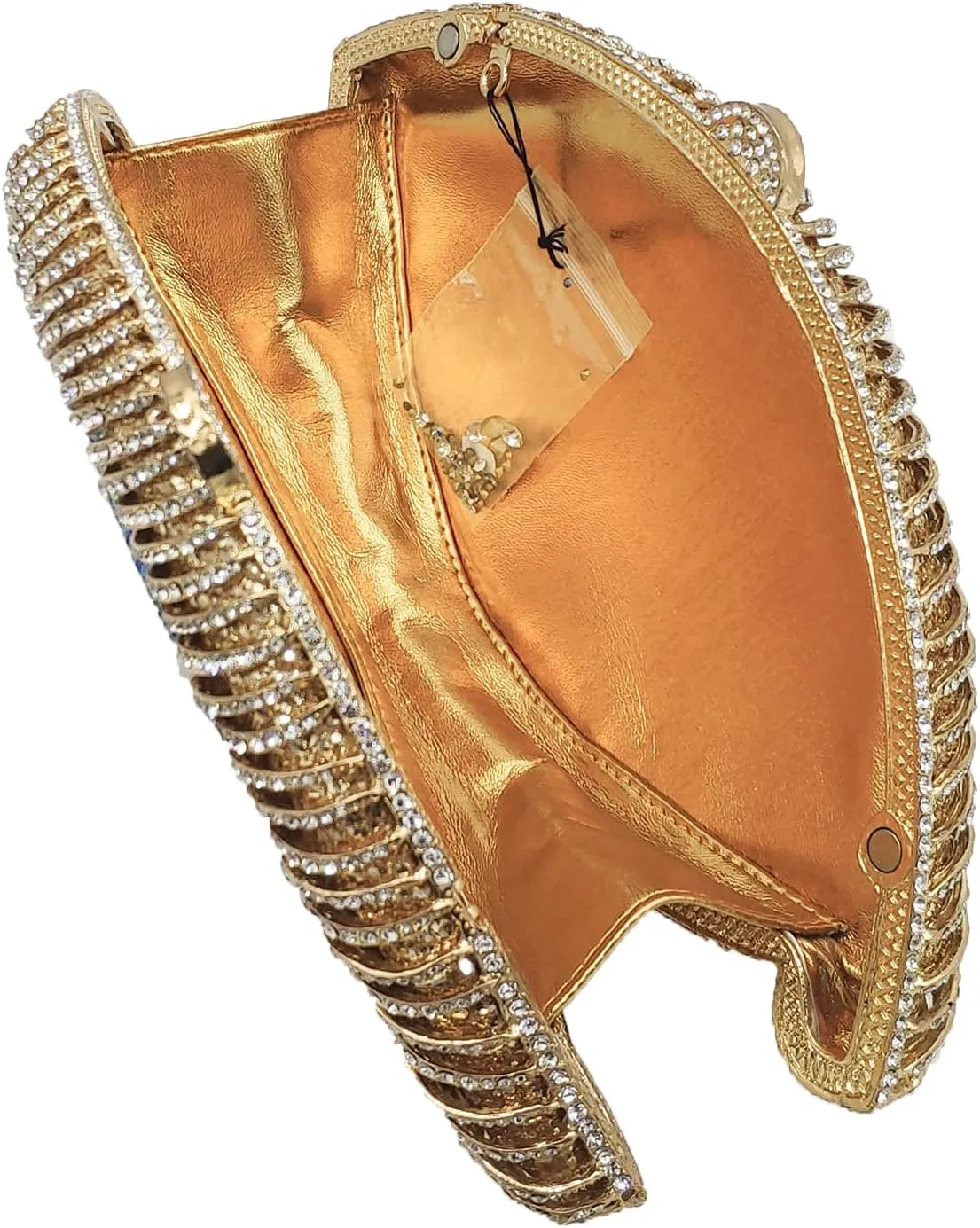 Boutique De FGG Evil Eye Clutch Purse for Women Glitter Evening Bags Crystal Clutch Party Dinner Rhinestone Handbag,Mini