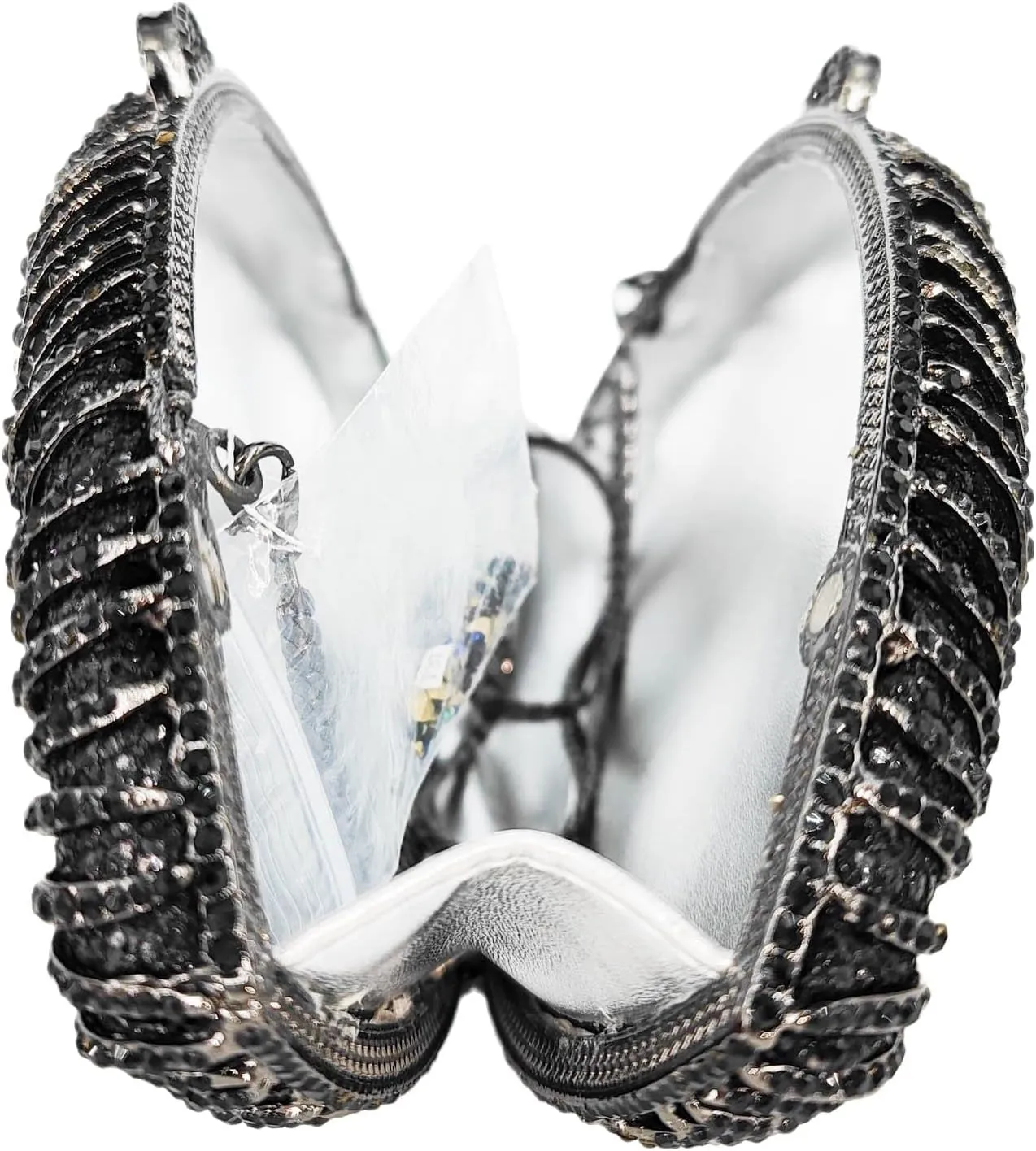 Boutique De FGG Evil Eye Clutch Purse for Women Glitter Evening Bags Crystal Clutch Party Dinner Rhinestone Handbag,Mini