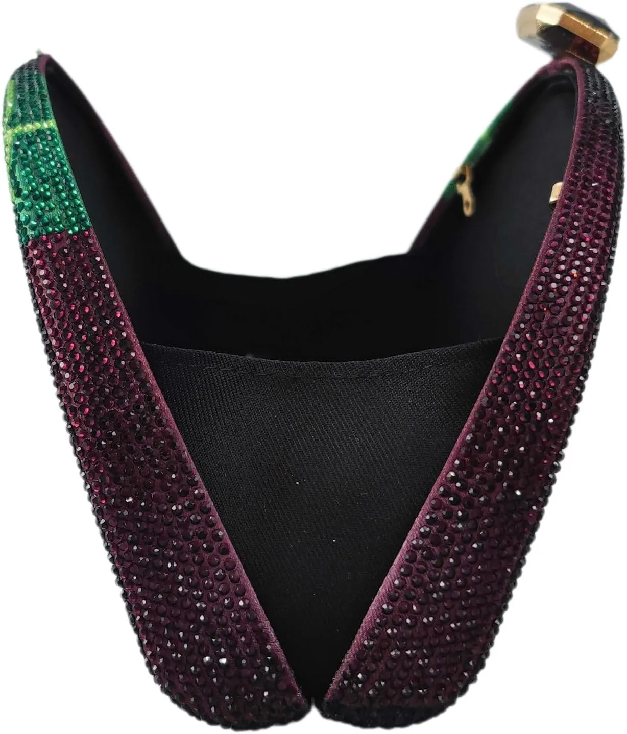 Boutique De FGG Parrot Evening Bags Women Crystal Clutch Bag Cocktail Prom Bird Party Handbags Rhinestone Clutch Purse,Mini