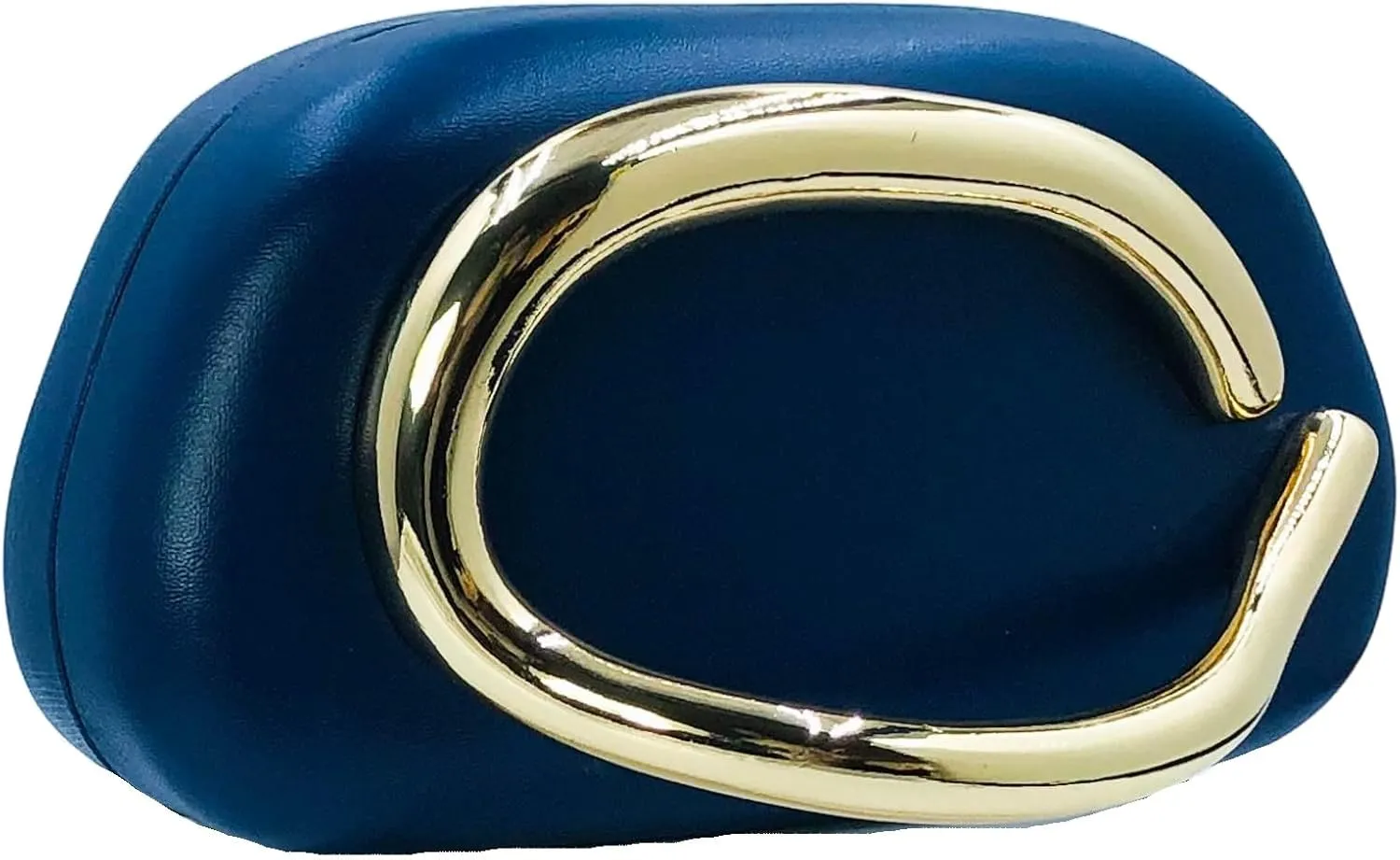 Boutique De FGG PU Leather Metal Clutches Women Formal Clutch Evening Bag Party Chain Shoulder Handbag Crossbody Purse,Mini