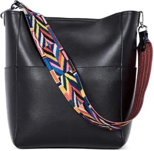 BROMEN Women Purses and Handbags Leather Hobo Bags Designer Shoulder Bucket Crossbody Purse