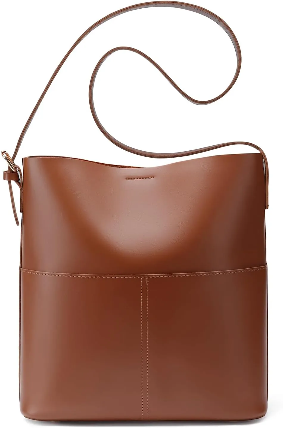 Bucket Hobo Bags for Women, Vegan Leather Crossbody Shoulder Purse and Large Handbags