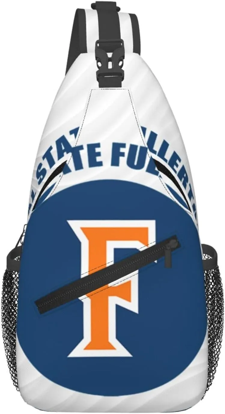 Cal State Fullerton Titans Crossbody Backpack Chest Shoulder Bag Lightweight One Strap Travel Hiking Daypack