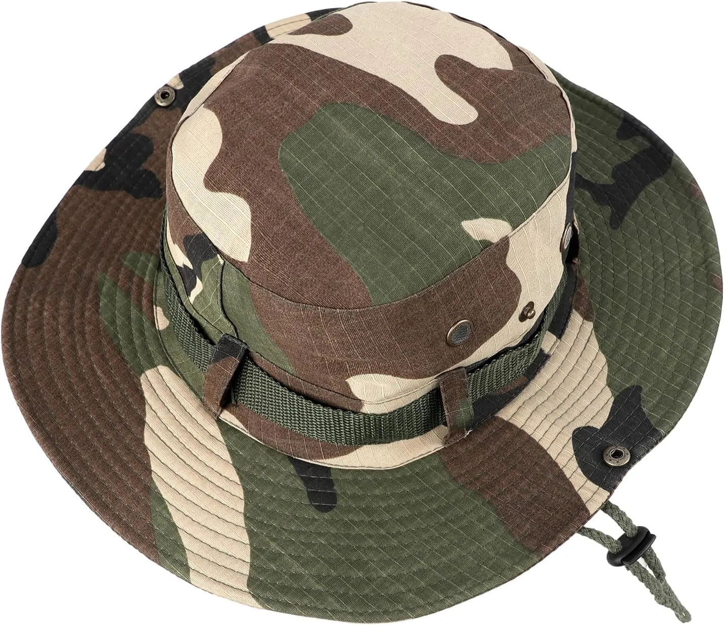 Camouflage Hiking Hat Outdoor Camo Boonie Hat for Men Women Fishing Jungle Adventure Foldable Fisherman Bucket Hats