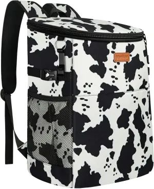Camping Cooler Backpack 30 Cans, Soft Backpack Coolers Insulated Leak Proof Travel Cooler Bag Waterproof Lunch Picnic Beach Work Trip Thermal Bag Drink Beverage Beer Bag Cooler