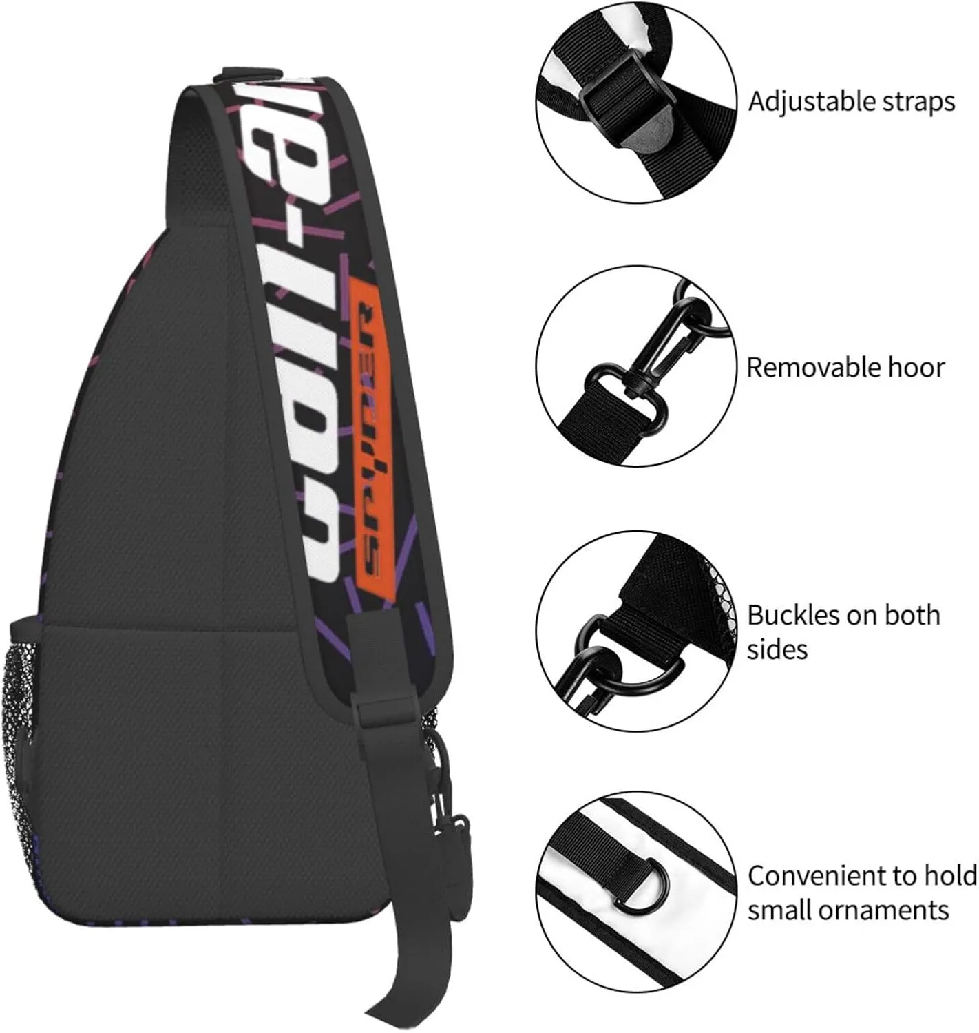 Can-Am Spyder Small Crossbody Backpack Sling Bag For Men Women Mini One Shoulder Chest Bags Gym Sport Travel Hiking Daypack
