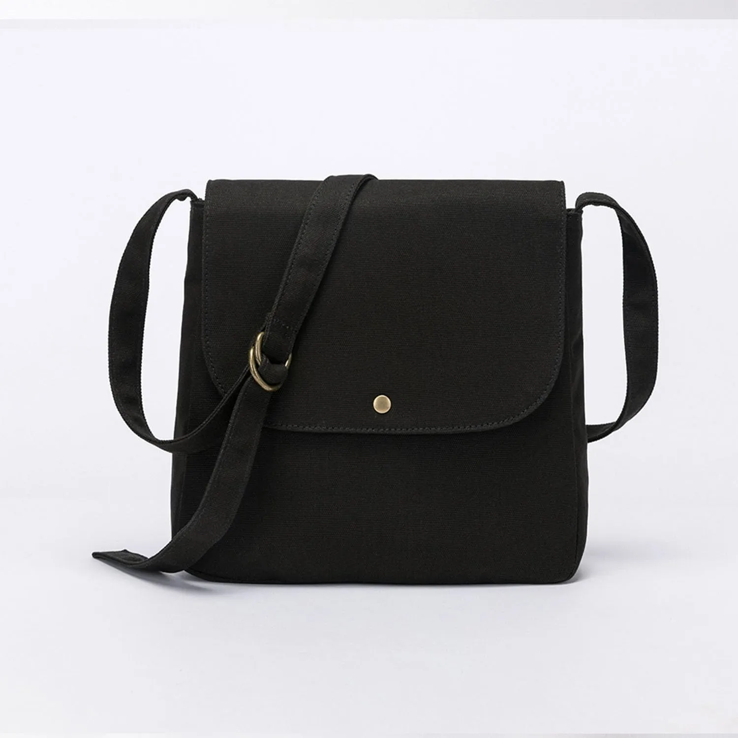 Canvas bag female student Korean style literary shoulder bag large capacity messenger bag female canvas bag