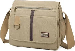 Canvas Messenger Bag Satchel Bag Crossbody Bag Shoulder Bag 14inch With Water Pocket