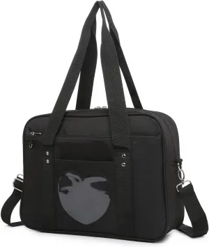 Canvas Messenger Crossbody Tote Shoulder Bag Large Hobo Bag with Multiple Pockets for Women Men Work Travel Casual