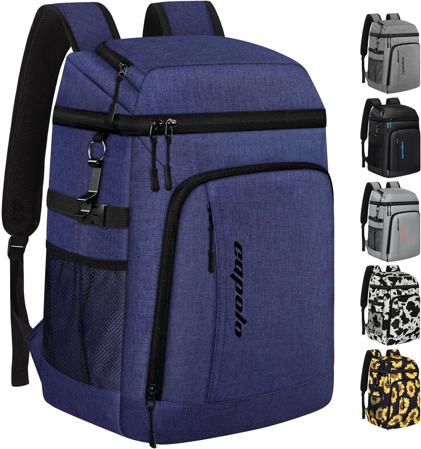 Capolo Cooler Backpack Insulated Leak Proof 36/45 Cans, Soft Camping Bacpack Cooler Thermal Bag Ice Chest, Portable Waterproof Travel Cooler Bag for Lunch Beach Picnic Shopping
