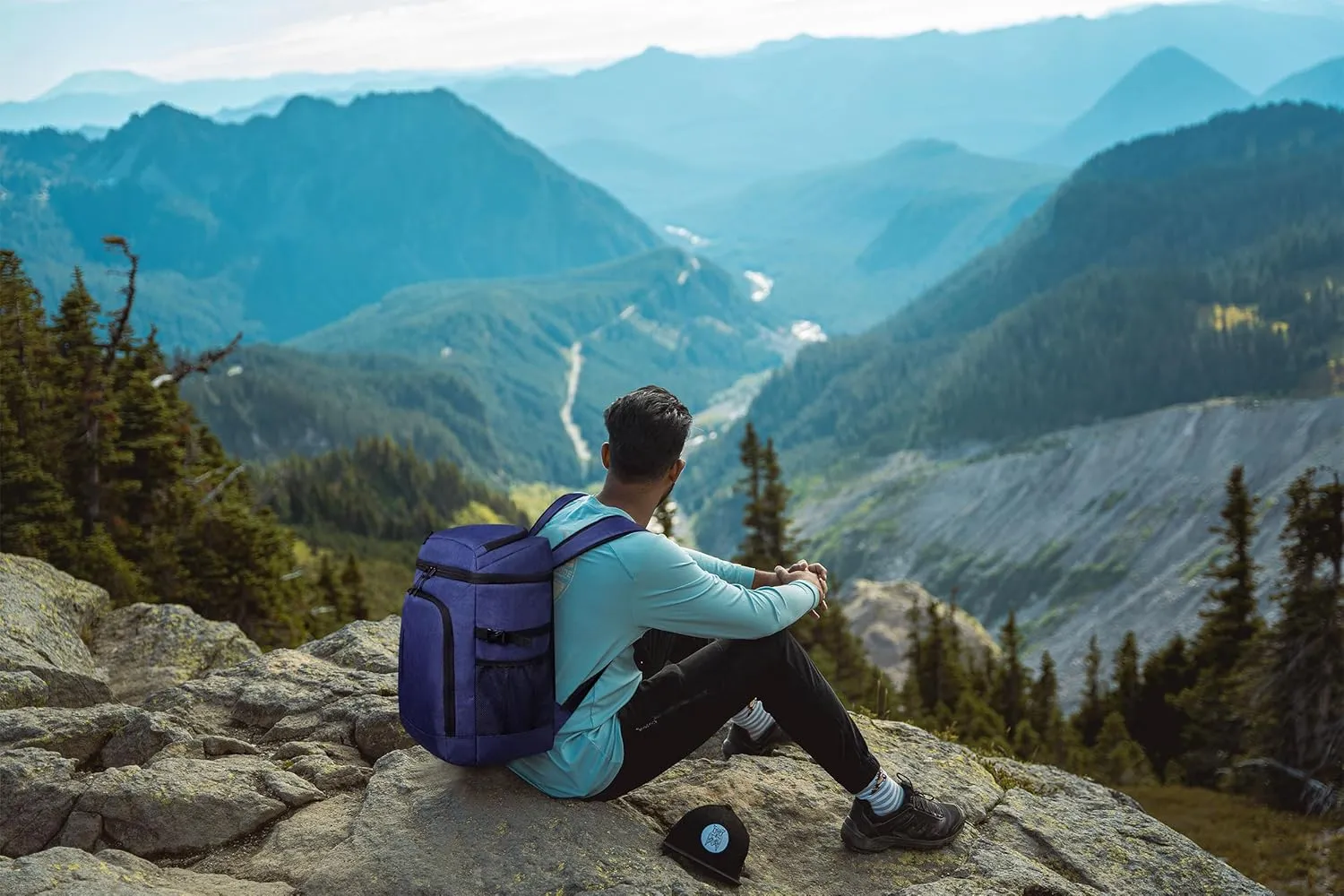 Capolo Cooler Backpack Insulated Leak Proof 36/45 Cans, Soft Camping Bacpack Cooler Thermal Bag Ice Chest, Portable Waterproof Travel Cooler Bag for Lunch Beach Picnic Shopping