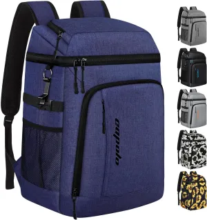 Capolo Cooler Backpack Insulated Leak Proof 36/45 Cans, Soft Camping Bacpack Cooler Thermal Bag Ice Chest, Portable Waterproof Travel Cooler Bag for Lunch Beach Picnic Shopping