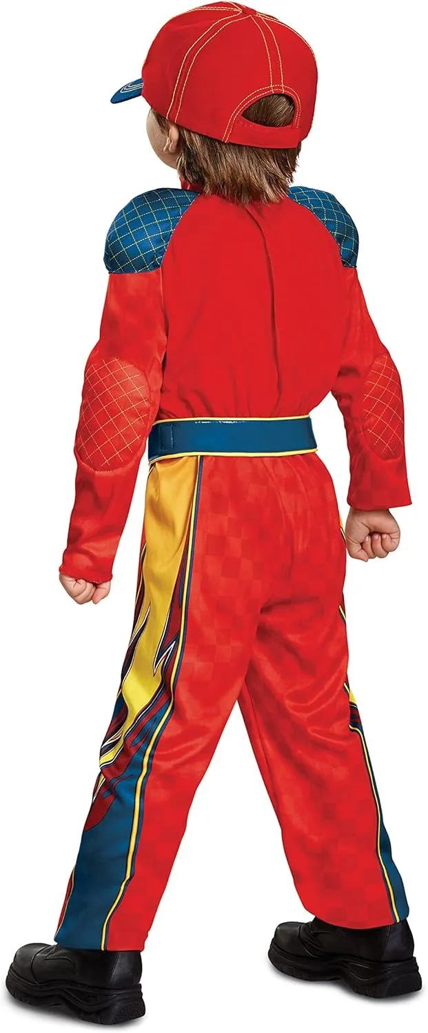 Cars 3 Lightning Mcqueen Classic Toddler Costume, Red, Medium (3T-4T)