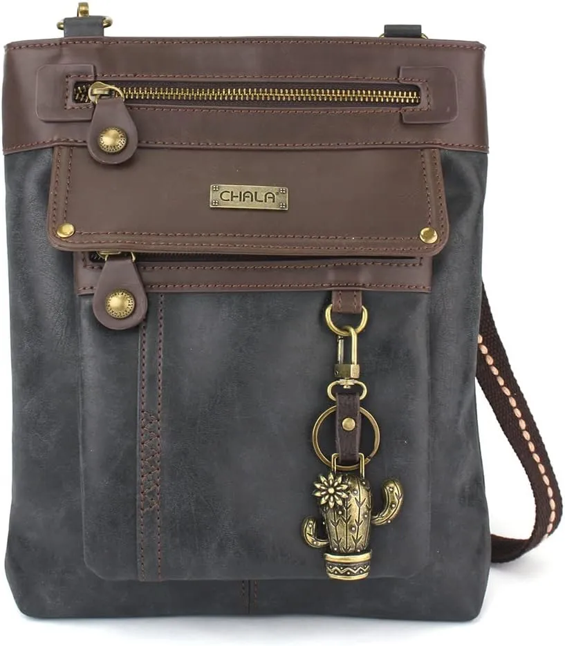 CHALA GEMINI Crossbody Canvas Gift Messenger Bag Black